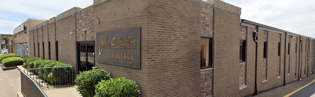 A photo of the John A. Gupton campus building.